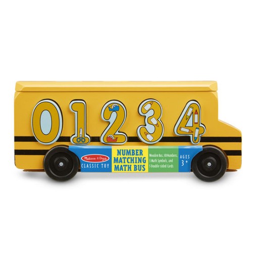 MELISSA DOUG AUTOBUS SORTER MATEMATYKA SCHOOL BUS