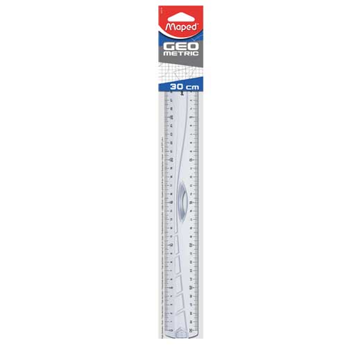 Dwustronna LINIJKA Idealna do Szkoły 30 cm Maped Świetna Linijka Szkolna