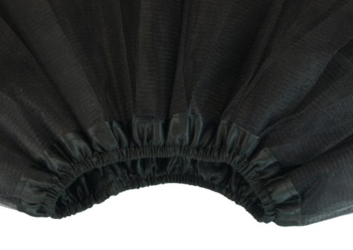 - SPÓDNICZKA TIULOWA SPÓDNICA z podszewką TUTU 30cm 3-8 lat czarna