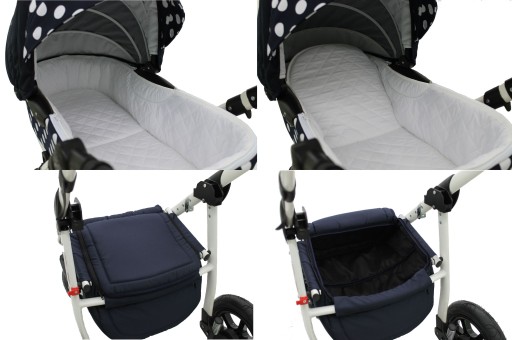KAREX WÓZEK QUERO alu 3WI GOLD SPAC FOTEL+ISOFIX)