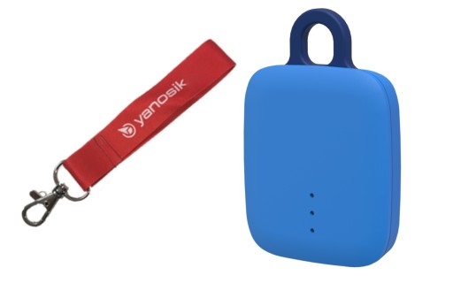 Brelok lokalizator GPS notiOne niebieski