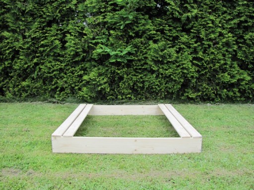 Piaskownica 150x150 szlifowana 2 x mata