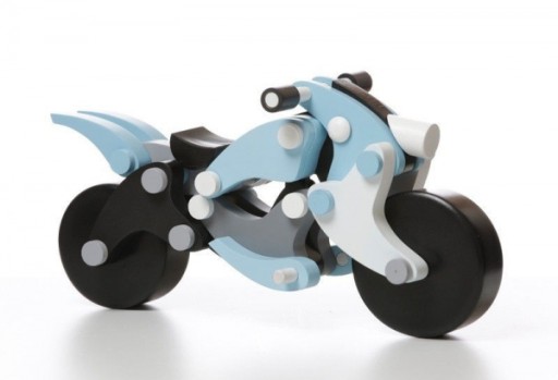 KLOCKI DREWNIANE CUBIKA MOTOR 58 el