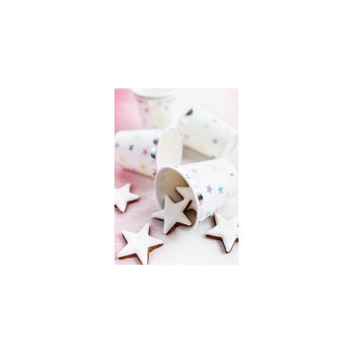 Kubeczki Partydeco Gwiazdki 180 ml 6 sztuk