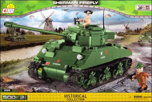 Klocki Cobi Shermann Firefly 2515 500 elementów