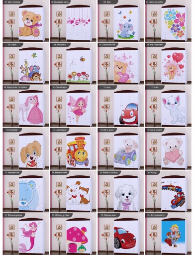 Szafa Happy Babies HAPPY 132 x 187 x 54 cm brązowy