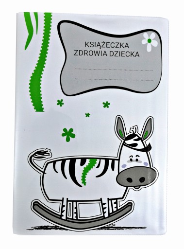 Okładka na książeczkę zdrowia Biurfol A5 zebra