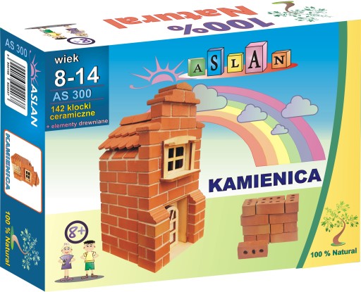 ASLAN Kamienica do samodzielnego montażu (142 klocki)