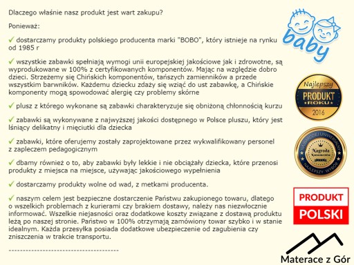 FOTELIK MATERACYK DUŻY XXL SPIDER BABY 5w1 PL