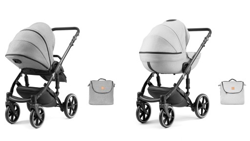 WÓZEK DADA PARADISO MAX 500 2W1 |DOLOMITE SILVER