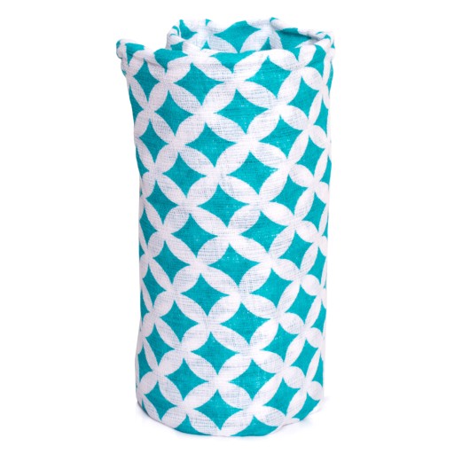 EgaKids ; Pielucha Tetrowa z Nadrukiem Maroko Niebieskie 60 x 80 Produkt Po
