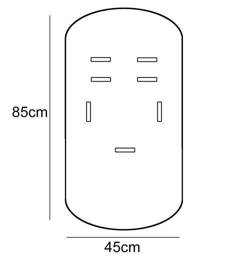 Śpiworek szary 85 cm 5w1 antyalergiczne wypełnienie