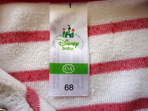 DISNEY welurowy pajacyk piżamka 68 ŚWIĘTA MIKOŁAJ