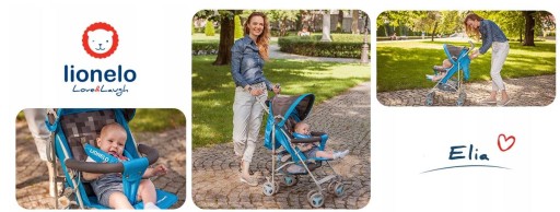 Wózek spacerowy Lionelo Elia szary