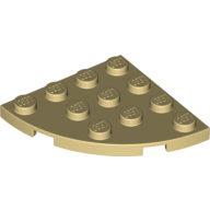 Lego 30565 4570516 zaokrąglona piasek 4x4 1szt
