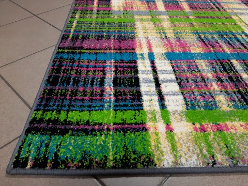 Dywan FUNKY TOP 240x330 LIT zielony kolorowy krata