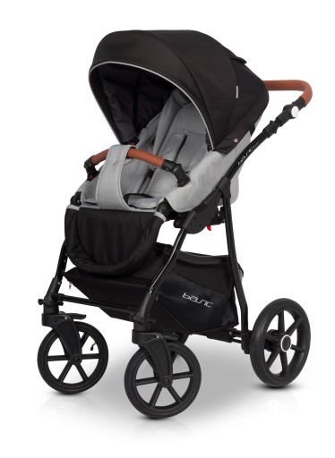 Wózek 2w1 RIKO Basic Plus Grey Fox