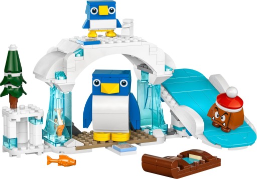 LEGO Super Mario 71430 Śnieżna przygoda z rodziną pingwinów