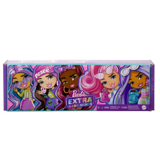 Lalki Mattel HPN09 Barbie Extra Mini Minis 5 el.