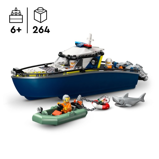 LEGO City 60456 Pościg łodzią policyjną