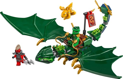 Klocki LEGO Ninjago Zielony leśny smok Lloyda 128 el. 6 lat +