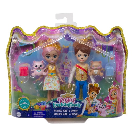 Enchantimals Royal Królewskie lalki Braylee i Bannon GYJ07