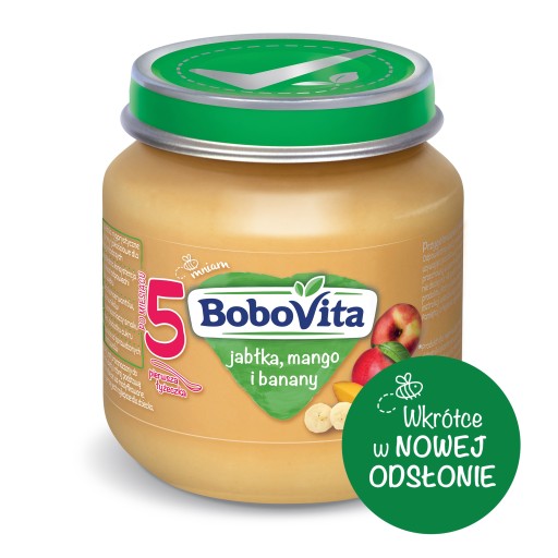 Deserek Jabłka banany i mango Bobovita 125g