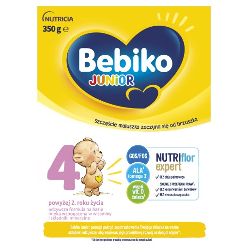 Mleko modyfikowane Bebiko 4 nutriFLOR EXPERT 350 g 25-36 miesięcy