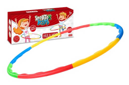 Hula-hoop Artyk wielokolorowy 77 cm
