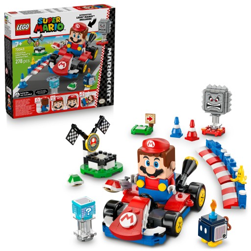 LEGO Super Mario 72043 Mario Kart figurka i Standard Kart