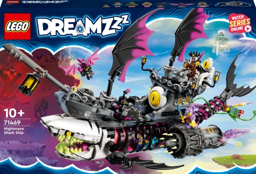 Klocki LEGO DREAMZzz Zestaw Koszmarny Rekinokręt 2 w 1 71469