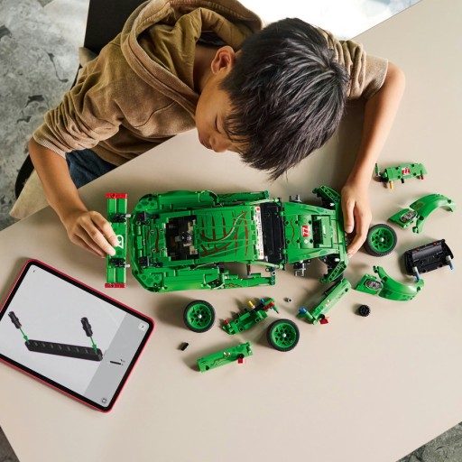 PORSCHE 911 GT3 R REXY AO RACING LEGO TECHNIC 42224 ZESTAW KLOCKÓW PREZENT