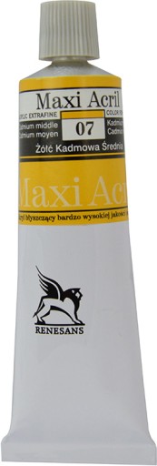 Farby akrylowe Renesans żółty 1 szt. 60 ml