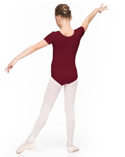 BODY GIMNASTYCZNE Z KRÓTKIM RĘKAWEM X1 GBO 122/128