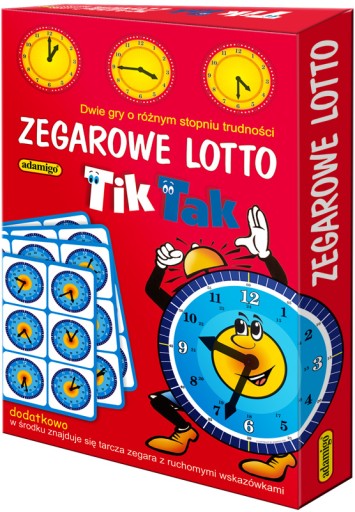 Gra zręcznościowa Zegarowe lotto Adamigo