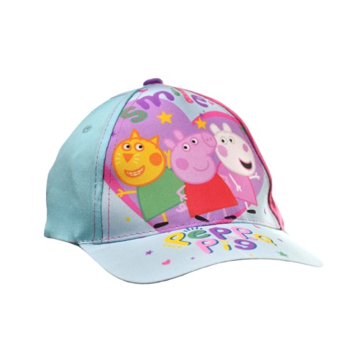 Czapka z daszkiem dziecięca Świnka Peppa letnia dla dziecka 5-6 lat 52 cm