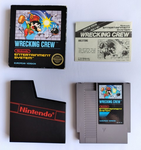 Zdjęcie oferty: ORYGINALNA GRA NINTENDO NES WRECKING CREW Z PUDEŁKIEM (BOX)