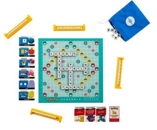 Gra planszowa Scrabble – Pokemon Mattel