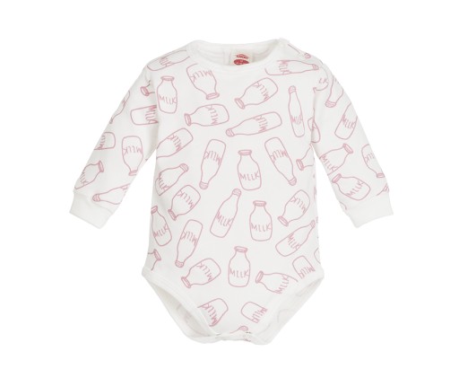 Makoma: Body z długim rękawem Milk Girl r.68