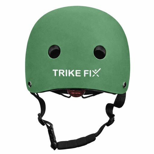 KASK ROWEROWY DLA DZIECKA TRIKE FIX DZIECIĘCY LED S 48-54CM ZIELONY REGULAC