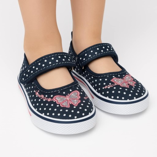 Kapcie rzepy do przedszkola żłobka buty baleriny trampki granatowe 20