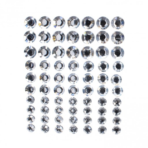 Ozdoba dekoracyjna samoprzylepna kryształki Diamenty op.70 szt. CRAFT WITH
