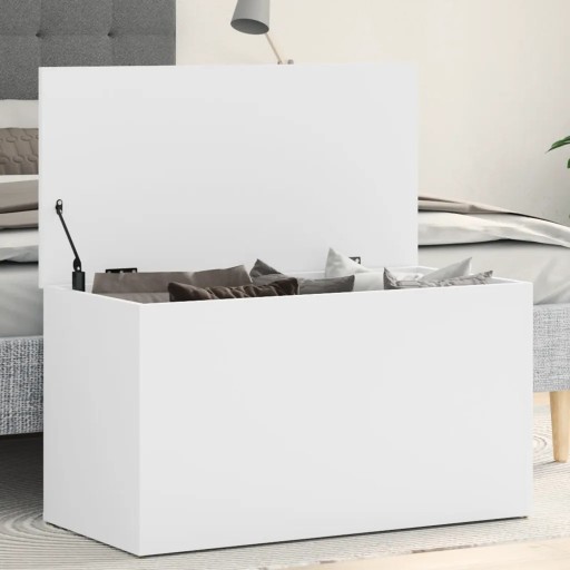 Skrzynia do przechowywania White Wood 84x42x46 cm