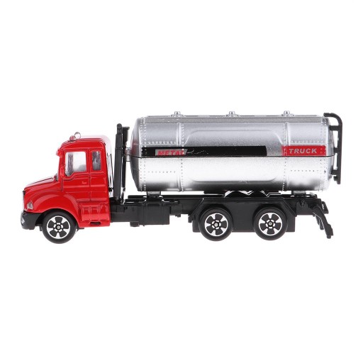 6xAlloy Pull back Inżynieria budowlana Model ciężarówki Dzieci 2 szt