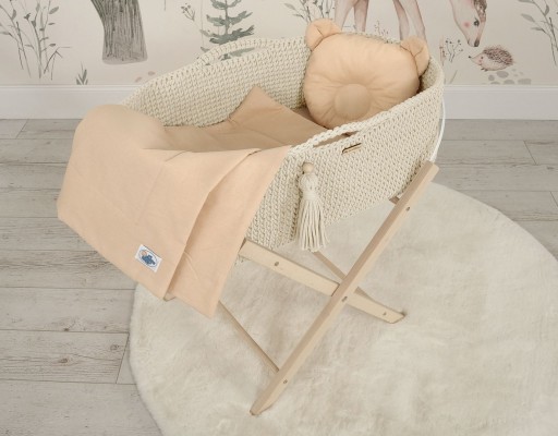 Kosz Mojżesza BOHO Handmade - śmietanka