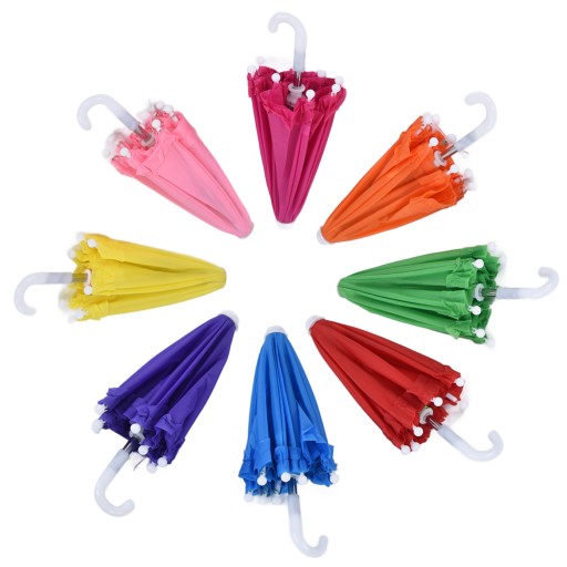 8 szt. Śliczne zabawki dla lalki miniaturowe parasol dzieć enstore 3W