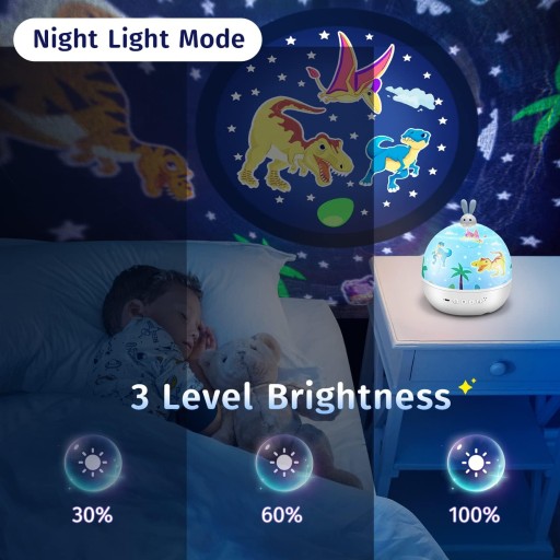 Lampka nocna One Fire biały