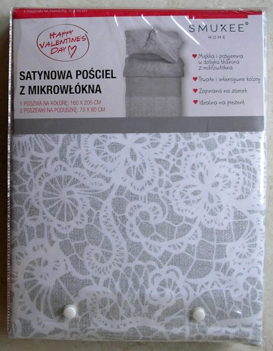 Zdjęcie oferty: Pościel satynowa z mikrowłókna - komplet (3 elementów) 160 x 200 cm