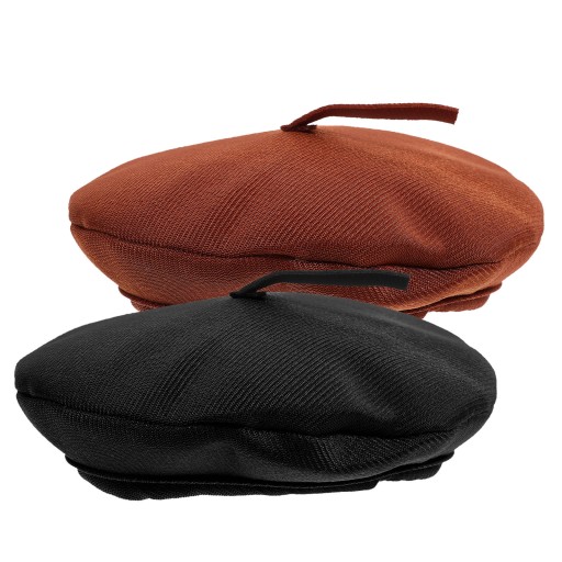 2 SZT. WYTRZYMAŁE MINI BERETY KAPELUSZE DLA LALEK AKCESORIA I DIY