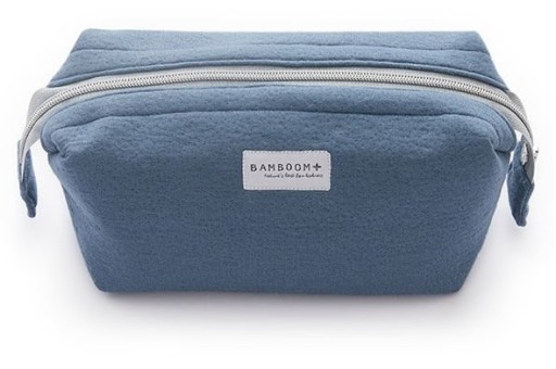 BLUE COBALT kosmetyczka z bambusu niebieka BAMBOOM